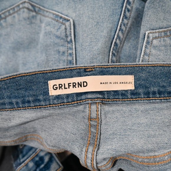 GRLFRND PIPER SUPER HIGH RISE SLIM Destroyed Jean in Size 31 | Size 31 - Picture 9 of 11